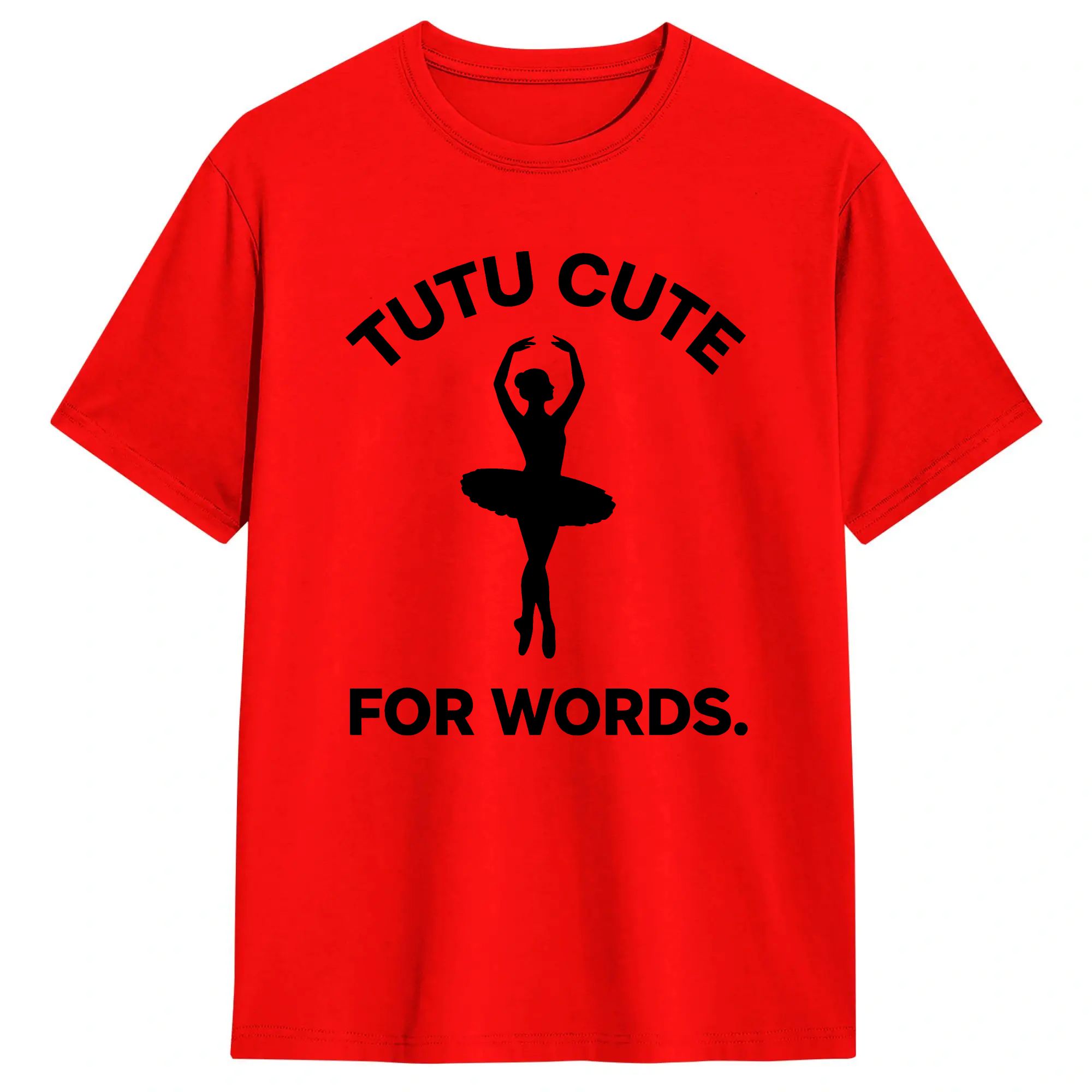 Summer Clothing Words - チュチュキュート・フォー・ワーズ バレリーナTシャツ 夏用 コットンTシャツ メンズ ヒッピーデザインTシャツ