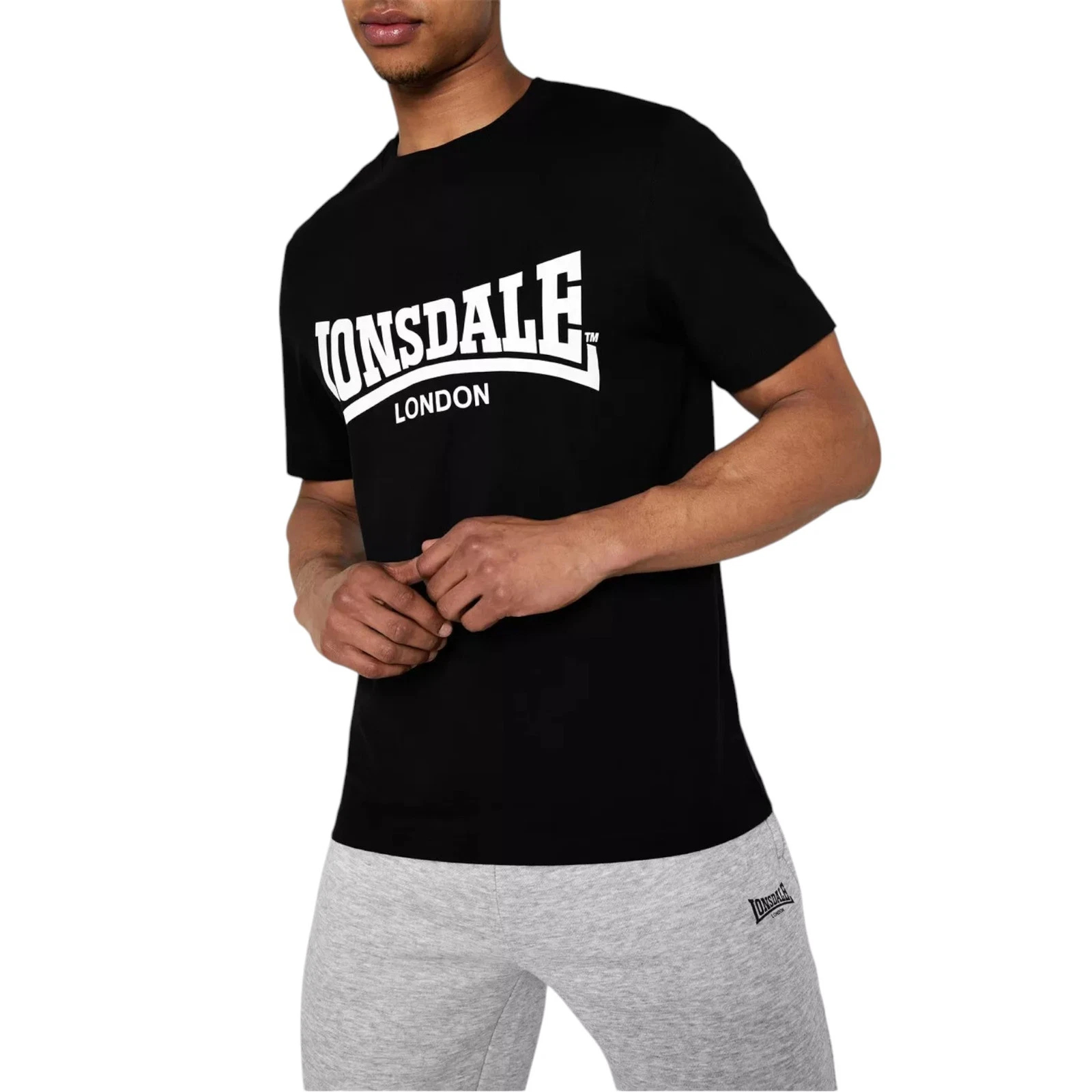 Summer Clothing Essentials Men - ロンズデール メンズ Tシャツ エッセンシャル ロゴ クルーネック