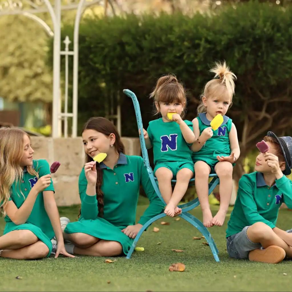 Summer Clothing Baby Boy - 2026年マリのSSグリーンポロコレクション子供服女の子用ドレスキッズ男の子用Tシャツショーツベビー服セットブティック衣料