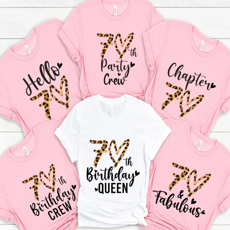 Summer Loving Clothing - 女性用半袖クルーネックTシャツ,誕生日パーティー用,夏,1970年代,誕生日,記念日