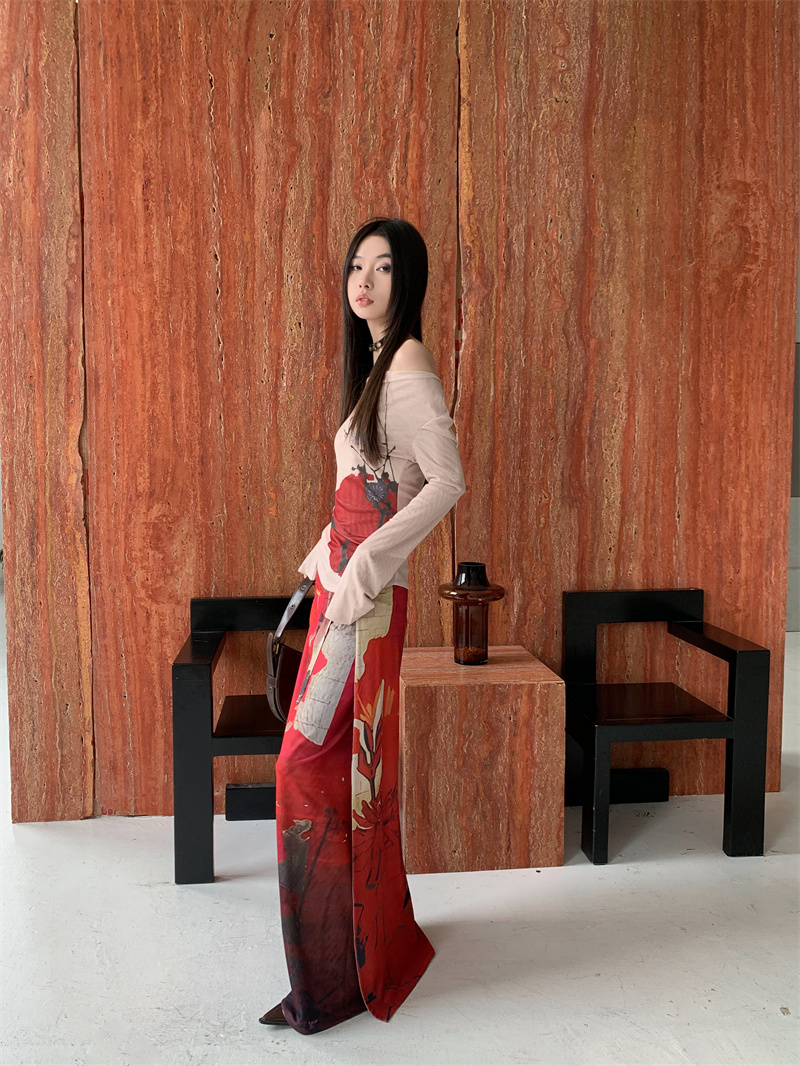 Cheerart ヴィンテージレッドメッシュロングスカート女 - Summer Clothing Wraps のレビューと価格