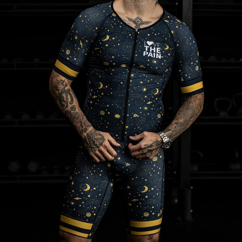 愛痛みメンズサイクリングskinsuitトライアスロンspe - Summer Loving Clothing のレビューと価格