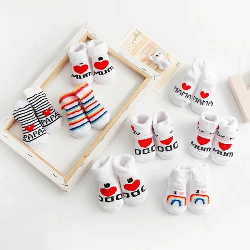 春夏ベビーガールズボーイズ綿ソフト暖かい靴下新生児幼児レター - Summer Clothing Baby Boy のレビューと価格