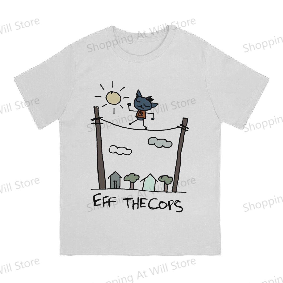男性と女性のための半袖ラウンドネックTシャツ,ストリートウェ - Summer Clothing Drawing のレビューと価格