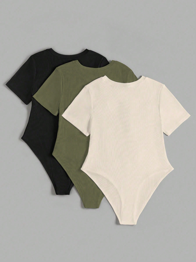 プラスサイズ レディース ラウンドネック 半袖 ジャンプスー - Romper Playsuit Women のレビューと価格
