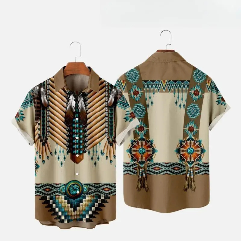 男性と女性のための半袖ビーチTシャツ,3Dプリントのユニセッ - Indian Summer Vintage Clothing のレビューと価格