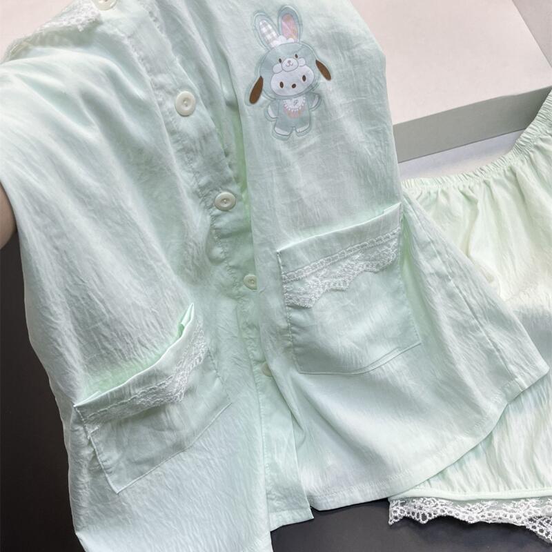 半袖ショートパンツツーピースパジャマポチャッコ 2026 女 - Summer Clothes のレビューと価格