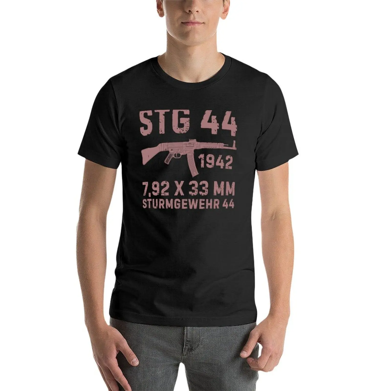 男性用ストライクライフルシャツ,STG 44,必須銃,ブルー - Summer Clothing Essentials Men のレビューと価格