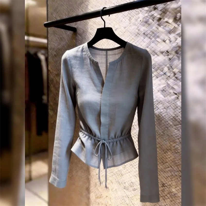女性のTシャツトップス超格好良いグレーブラウス2026夏エレ - Summer Clothing For 60 Year Old Woman のレビューと価格