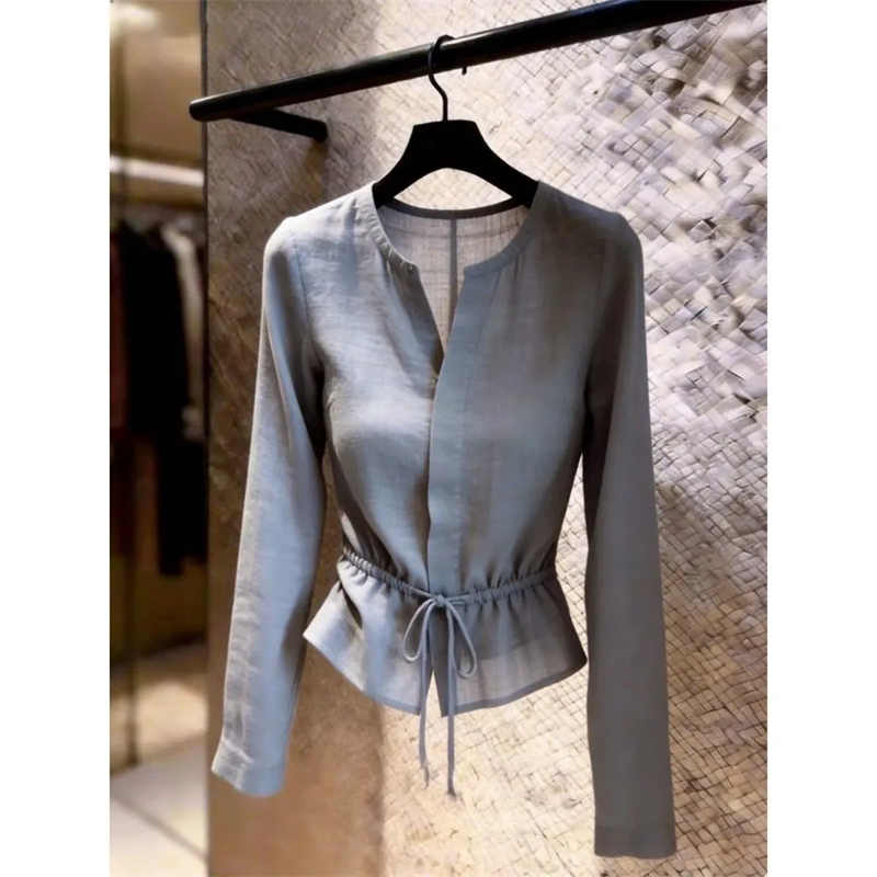 女性のTシャツトップス超格好良いグレーブラウス2026夏エレ - Summer Clothing For 60 Year Old Woman のレビューと価格