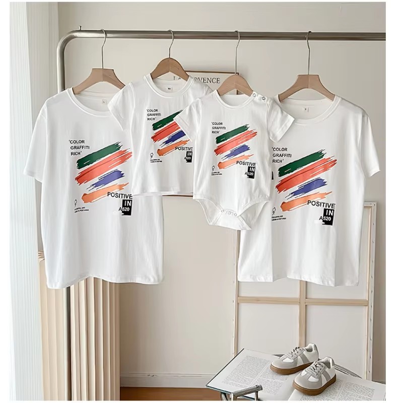 ファミリールックTシャツ2026夏 男の子 女の子と母父子供 - Summer Clothing Drawing のレビューと価格