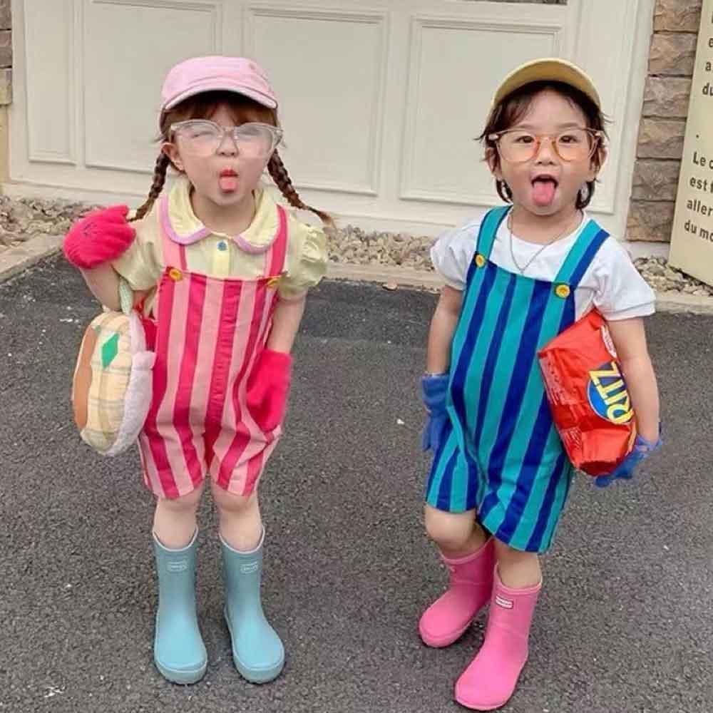女の赤ちゃん男の子ジャンプスーツ幼児キッズポケット漫画ショー - Summer Clothing Baby Boy のレビューと価格