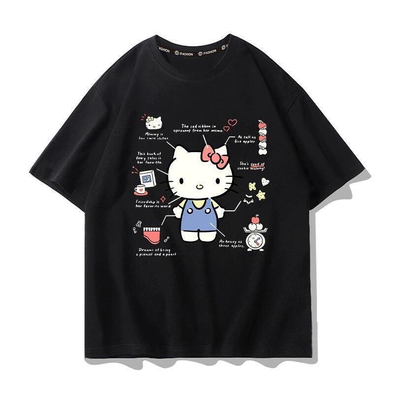 サンリオ半袖Tシャツ、ポムポムプリン女の子夏痩身漫画かわいい - Summer Clothes のレビューと価格