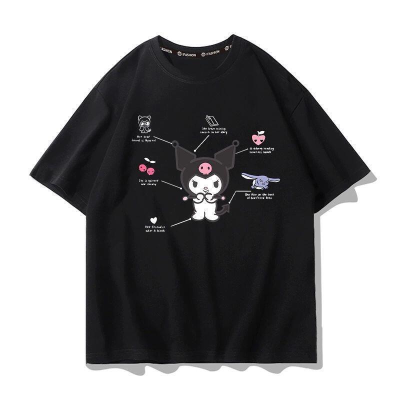 サンリオ半袖Tシャツ、ポムポムプリン女の子夏痩身漫画かわいい - Summer Clothes のレビューと価格