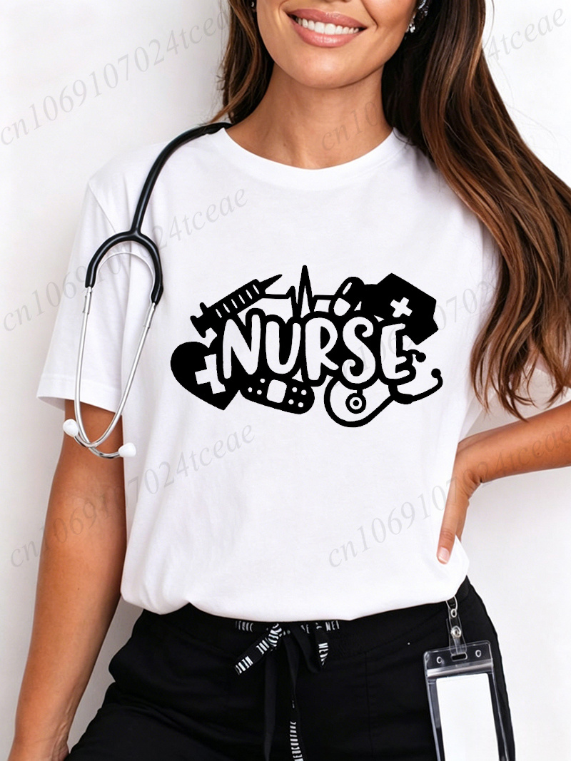 愛の看護師女性の Tシャツ Tシャツ面白い看護師週間ライフグ - Summer Loving Clothing のレビューと価格