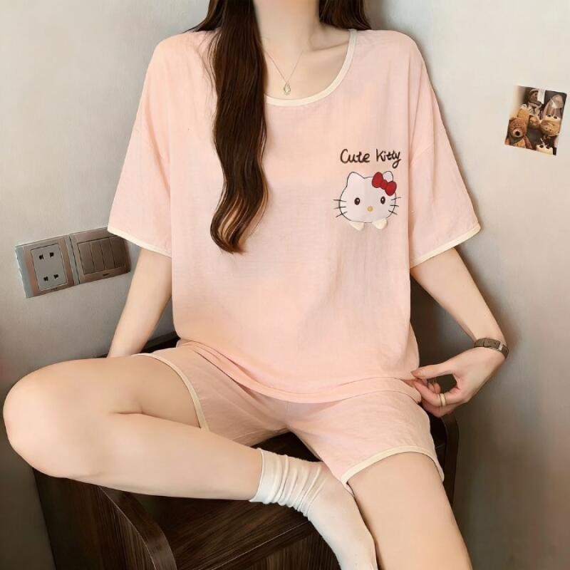 ポチャッコ夏の新しい半袖ショーツ 2 パジャマ女性の漫画カジ - Summer Clothes のレビューと価格