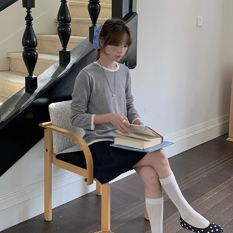 100%コットン製 レディース Oネック カラーブロック 長 - Summer Clothes のレビューと価格