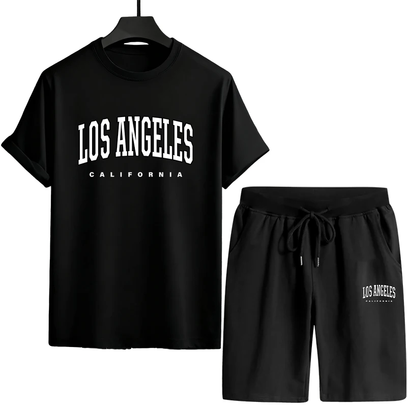 メンズ Tシャツ トラックスーツ プリント カジュアル ルー - Summer Clothing Wear のレビューと価格