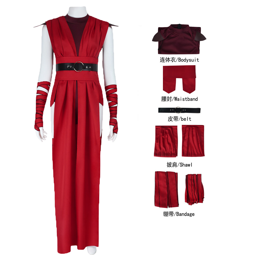ナイトシスターズ メリン コスプレ衣装 女性 レッドスーツ  - Romper Playsuit Women のレビューと価格