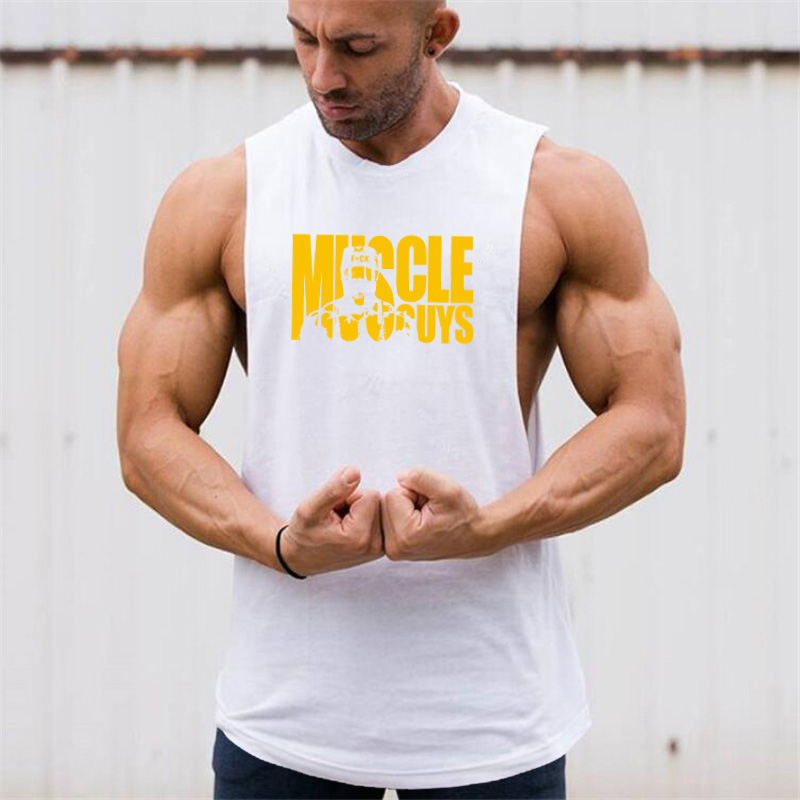 Muscleguys ランニングベスト男性フィットネスタンク - Summer Clothing Drop のレビューと価格