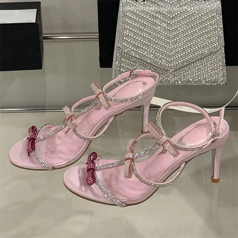 Aneikeh 夏セクシーなバタフライノットハイヒールグラデ - Summer Clothing Stores のレビューと価格