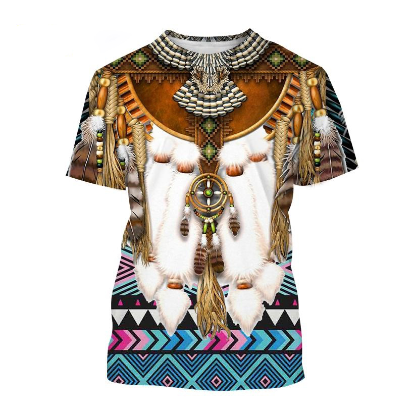 インドの民族スタイル 3D プリント Tシャツ夏男性女性ファ - Indian Summer Vintage Clothing のレビューと価格