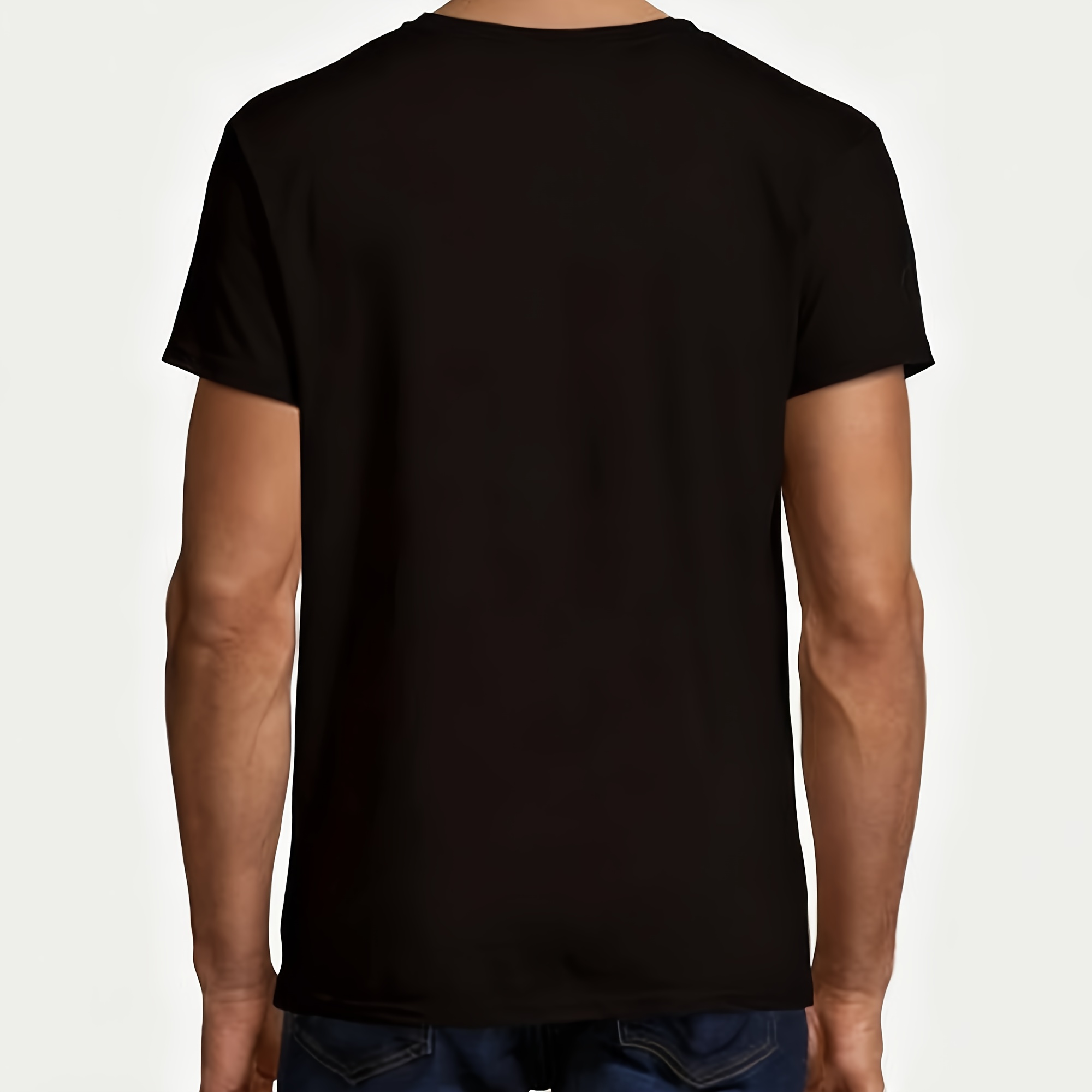 メンズカラフルなリボンアートTシャツ、ラウンドネックカジュア - Summer Clothing Wraps のレビューと価格