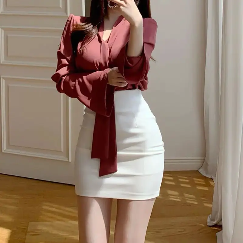 レディーススカート タイト 女性用スカート ハイウエスト ラ - Summer Clothing Wraps のレビューと価格